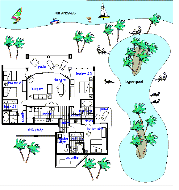 Long Beach Unit 2-406 floor plan