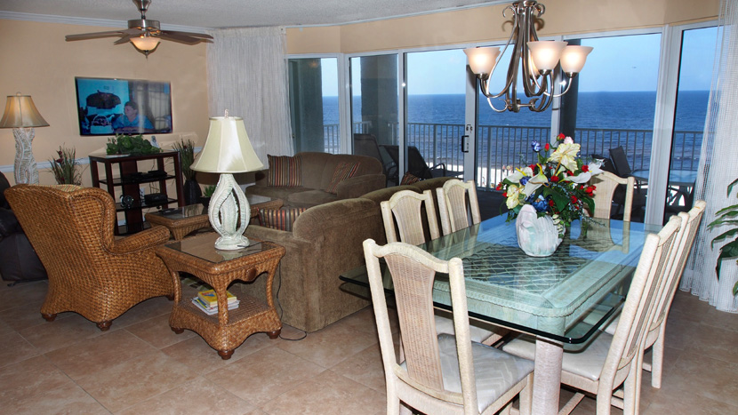 Long Beach Resort Unit 2-406 Living Room